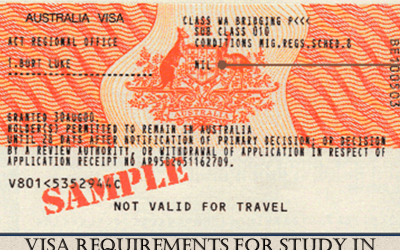 Australian Student Visa Document Requirements